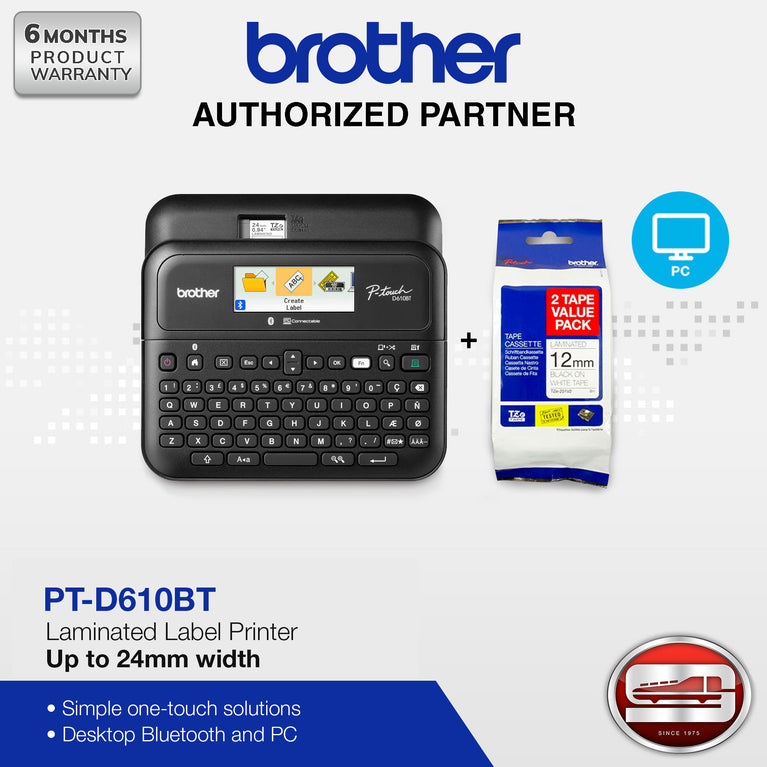Brother PT-D610BT Label Printer