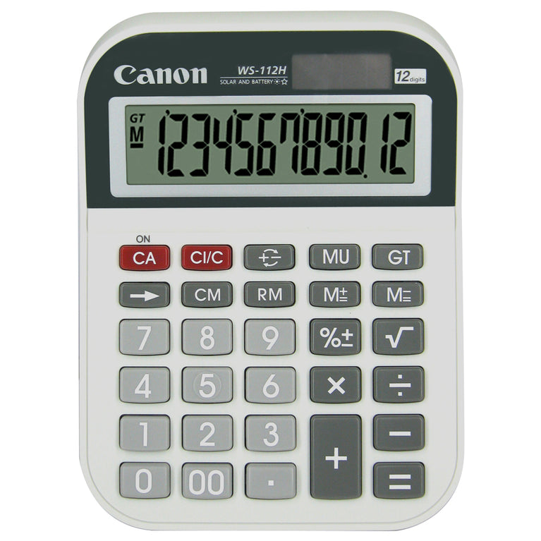 Canon WS-112H Desktop Calculator 12 digits