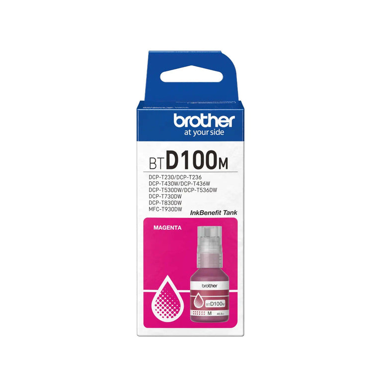 Brother BT-D100M Ultra High Yield Magenta Ink Bottle
