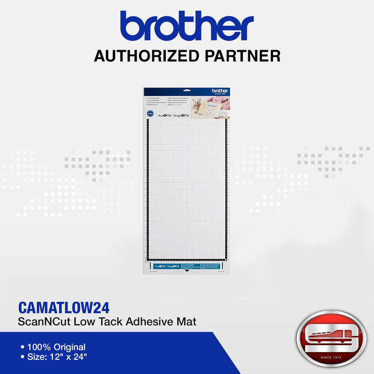 Brother CAMATLOW24 ScanNCut Low Tack Adhesive Mat - 12" x 24" / 305 mm x 610mm