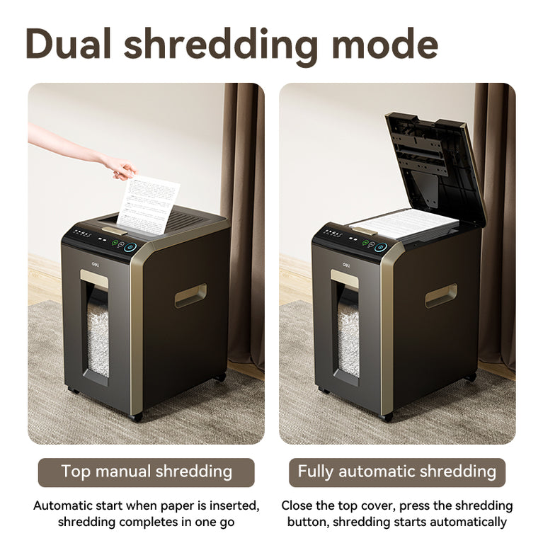 Deli Automatic Shredding of 200 Sheets ET088