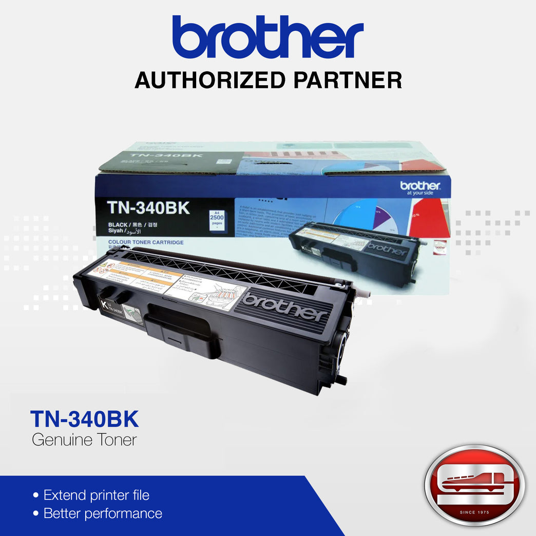 Brother TN-340BK AP Printer Toner Cartridge ORIGINAL
