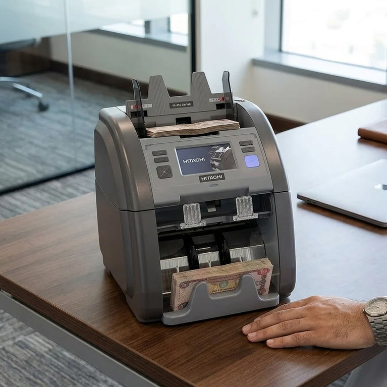 Hitachi iH-110F 2 Pocket Banknote Sorter