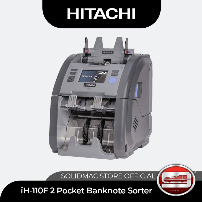 Hitachi iH-110F 2 Pocket Banknote Sorter